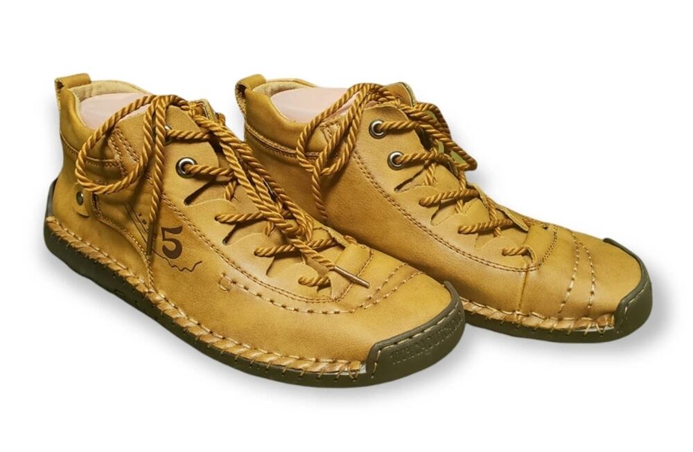 Leather Outdoor Ankle Boots Fashion Men's Shoe